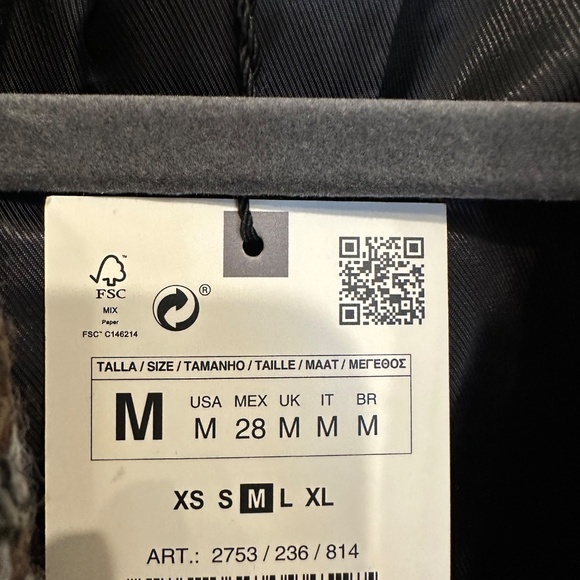 Zara Brown Plaid Coat - Picture 14 of 14